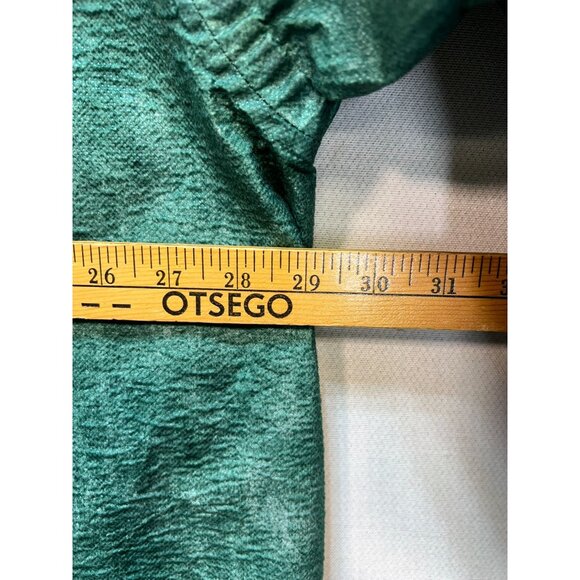 Frogg Toggs Mens Rain Button Front Hooded Jacket Long Sleeve Size XXL Mint Green - Picture 9 of 12